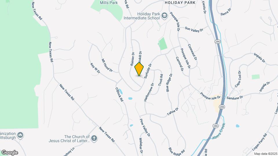588 Catskill Dr Map and Location Details