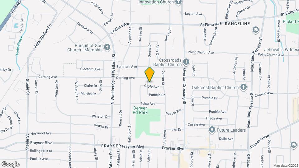 1968 Gayle Ave Map and Location Details