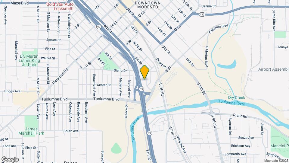 132 Calaveras Ave Map and Location Details