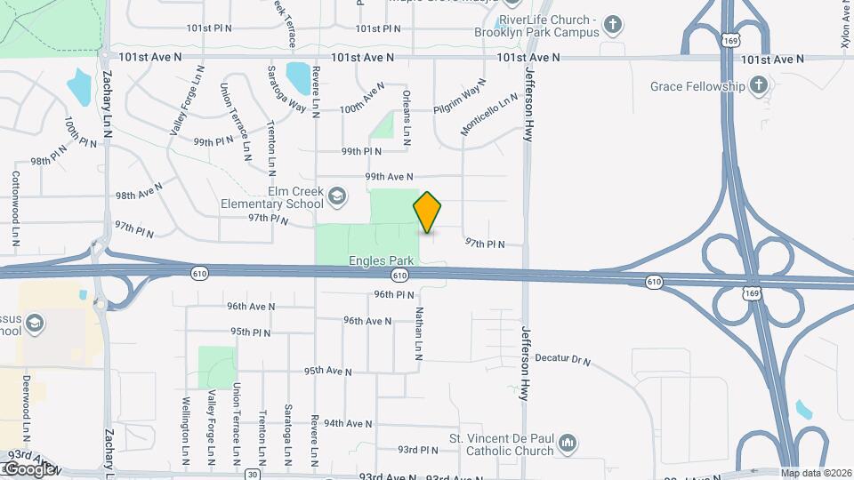 9755 Nathan Ln N Map and Location Details