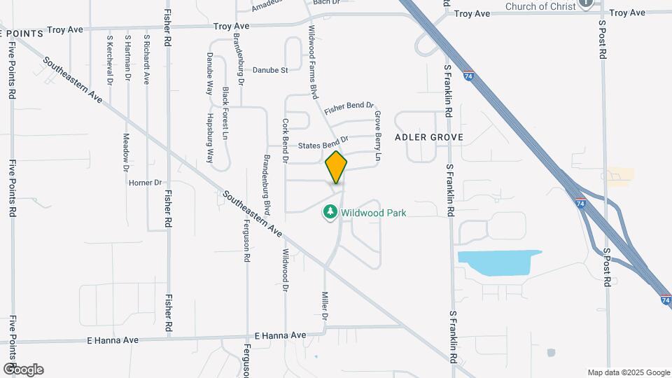 8028 Cork Bend Ln Map and Location Details