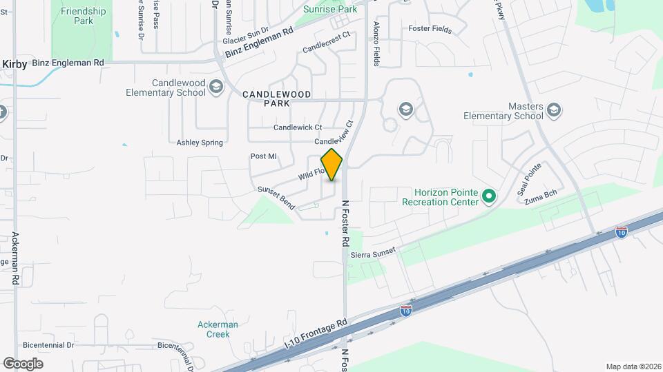 2615 Green Leaf Way Mapa y Detalles de la Ubicación