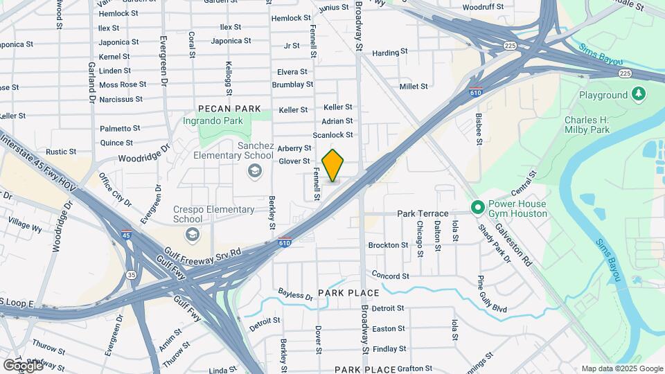 8001 E Loop Map and Location Details