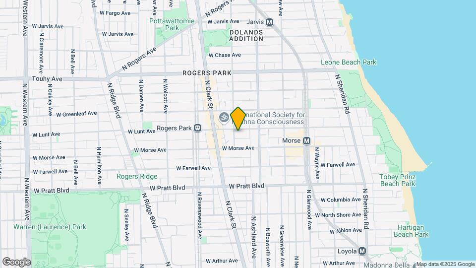 1641 W Lunt Ave, Unit 1N Map and Location Details