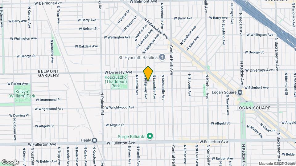 2719 N Ridgeway Ave Map and Location Details