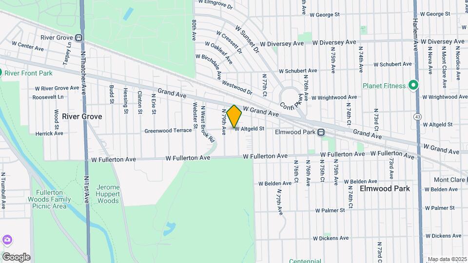 2446 N 78th Ct Map and Location Details