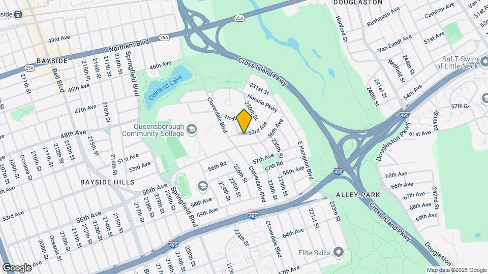228-12 53rd Ave Map and Location Details