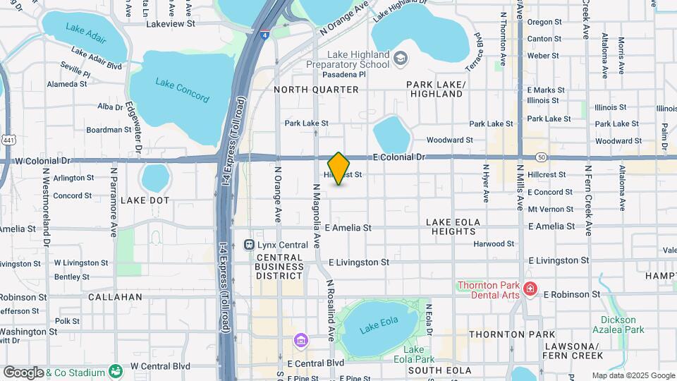 133 E Concord St Map and Location Details