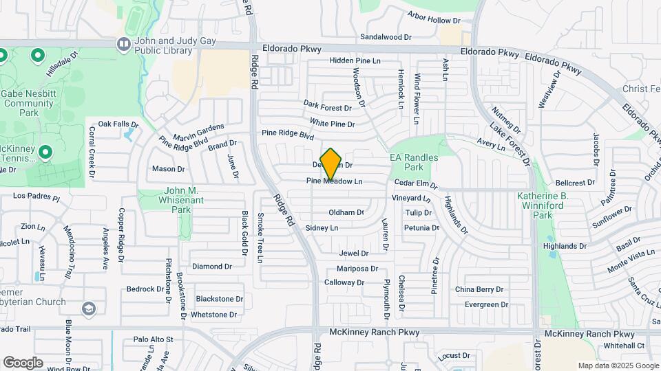 5917 Pine Meadow Ln Mapa y Detalles de la Ubicación