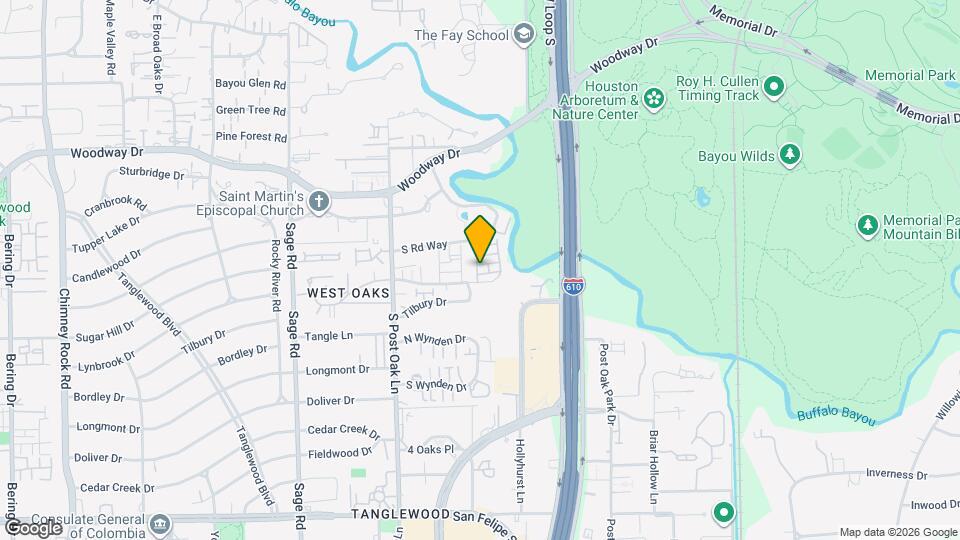 4744 Post Oak Timber Dr Map and Location Details