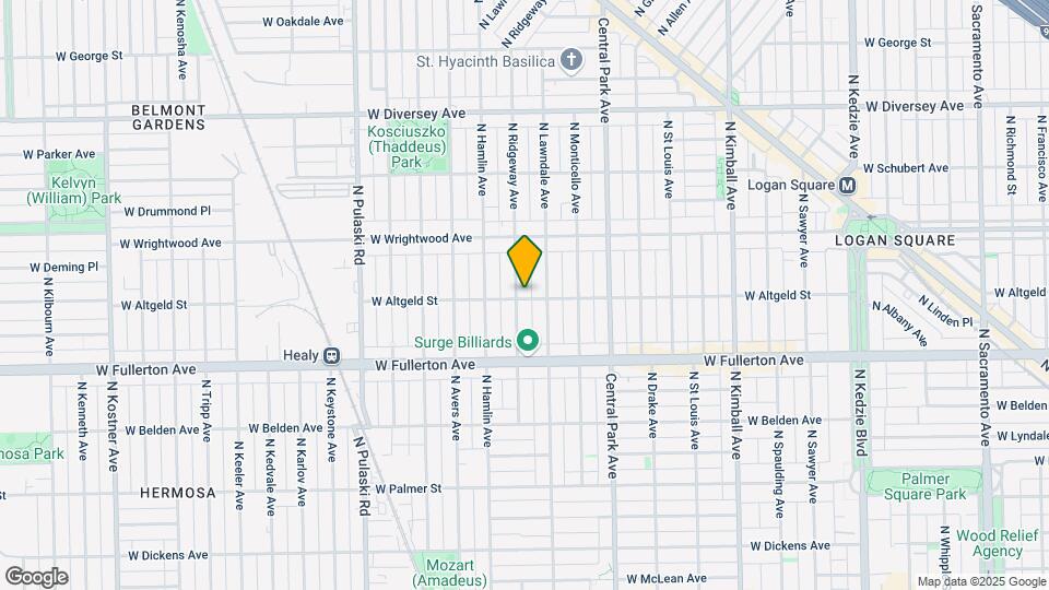3720 W Altgeld St Map and Location Details