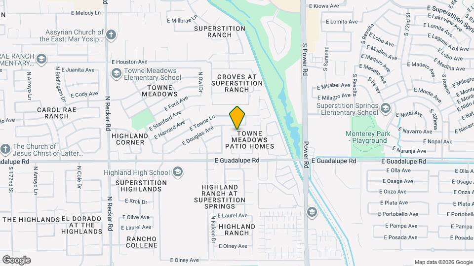 4514 E Scott Ave Map and Location Details