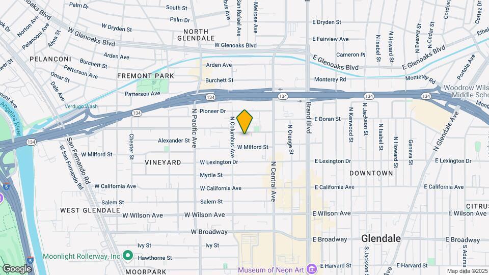 356 W Doran St Map and Location Details