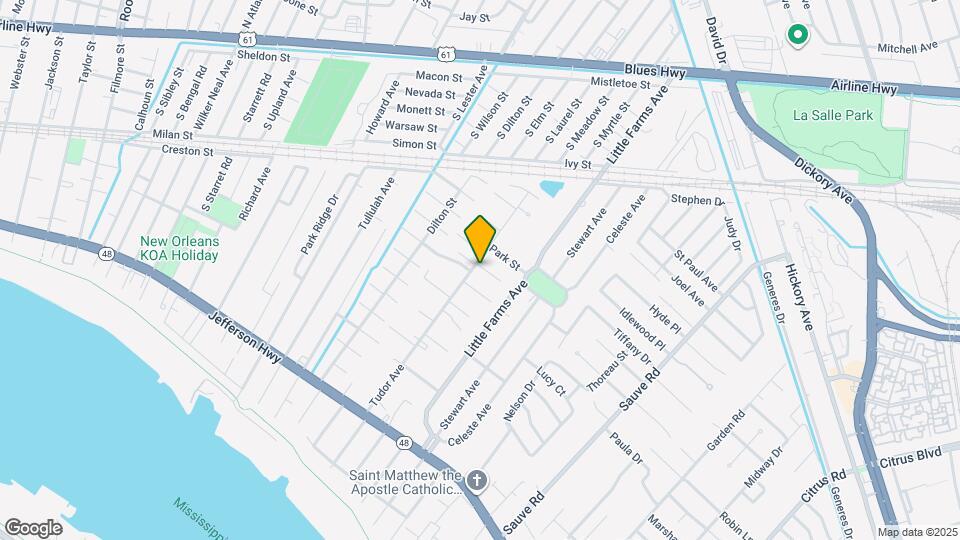 10420 Ware Street Mapa y Detalles de la Ubicación