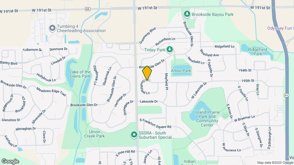 19501 Southfield Ln Map and Location Details