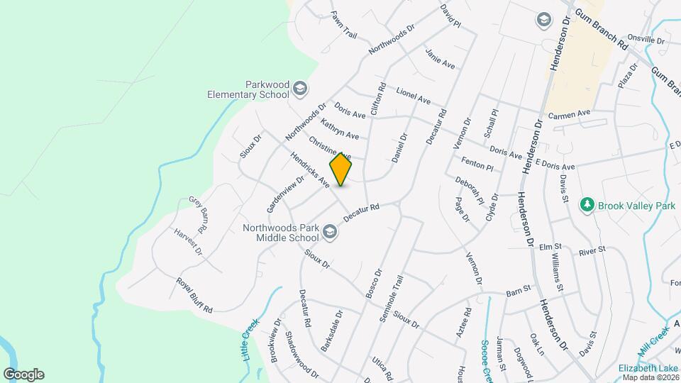 1008 Hendricks Ave Map and Location Details