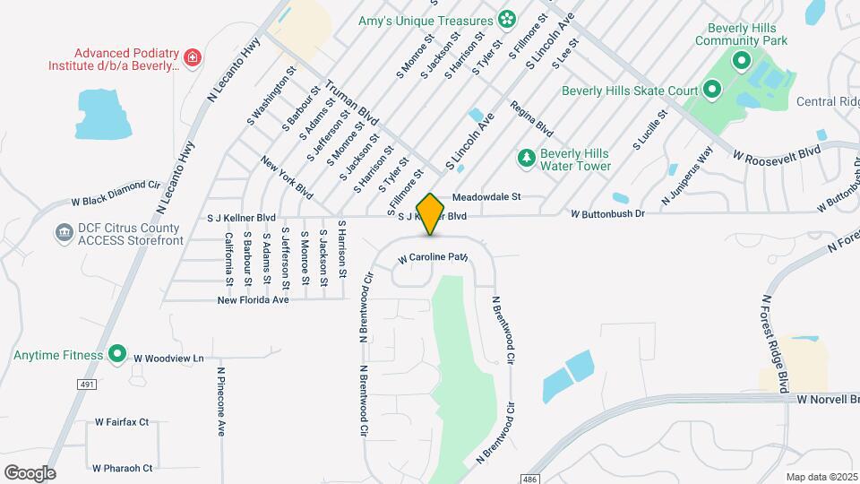 2481 N Brentwood Cir Map and Location Details
