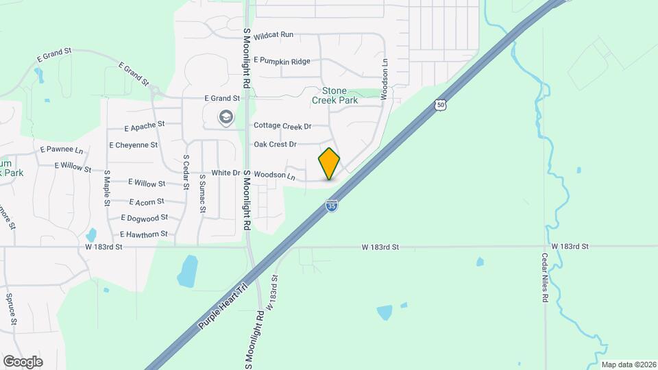 725 Woodson Ln Map and Location Details