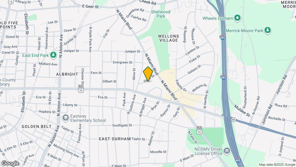 910 Fiske St Mapa y Detalles de la Ubicación