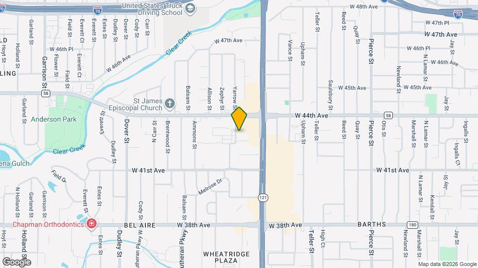 4200 Yarrow St Map and Location Details