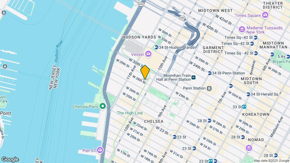 507 West Chelsea Mapa y Detalles de la Ubicación