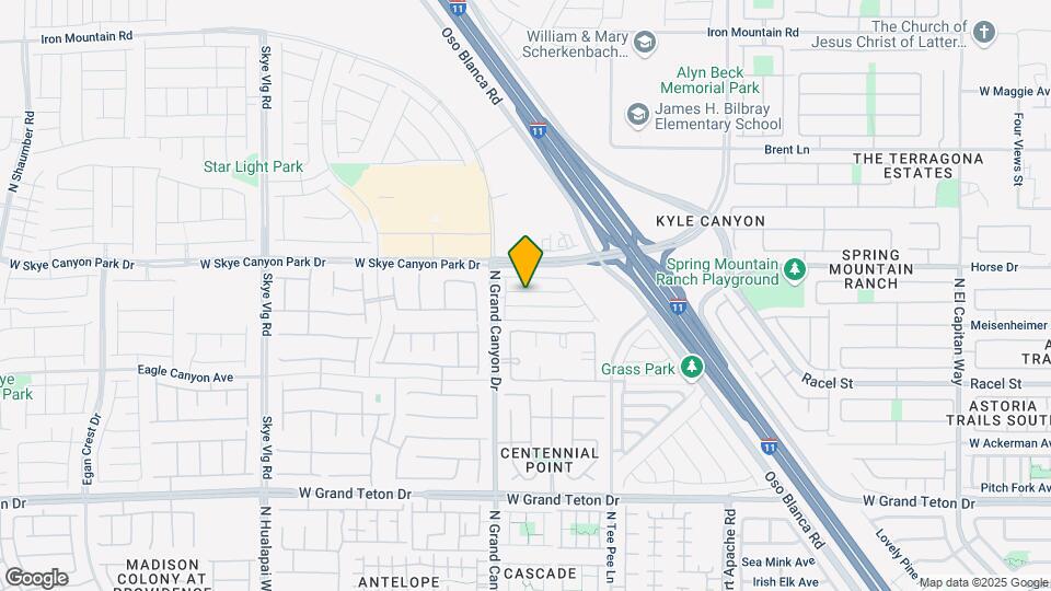 9519 Milkweed Canyon Ave Map and Location Details