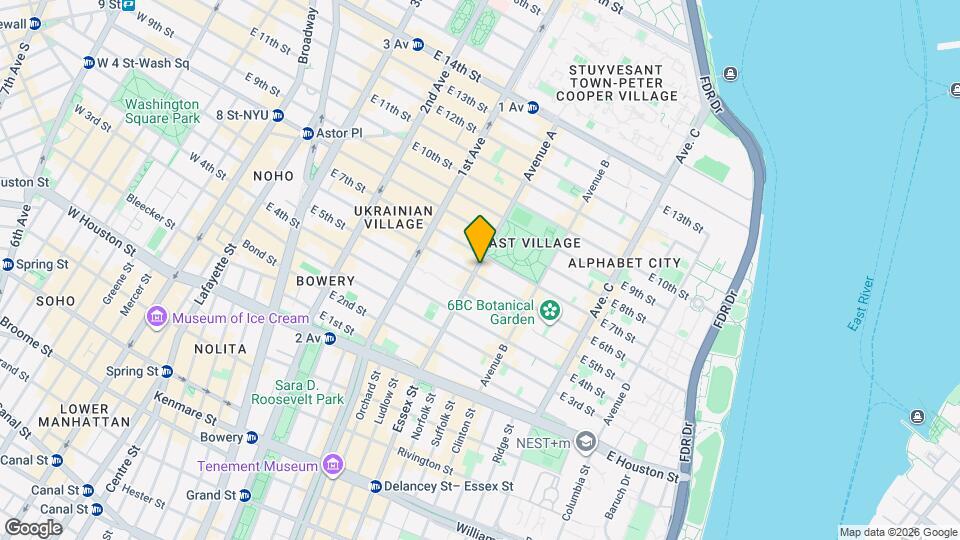 96 Avenue A, Unit 2A Map and Location Details