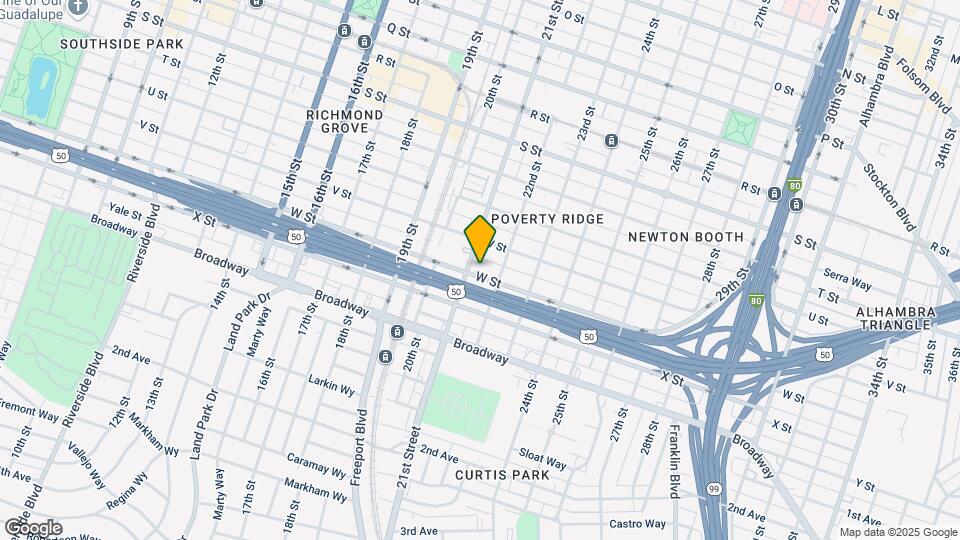 2109 W St Map and Location Details