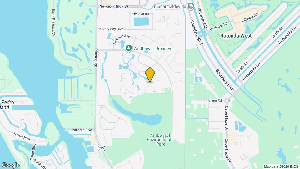 6610 Gasparilla Pines Blvd Map and Location Details