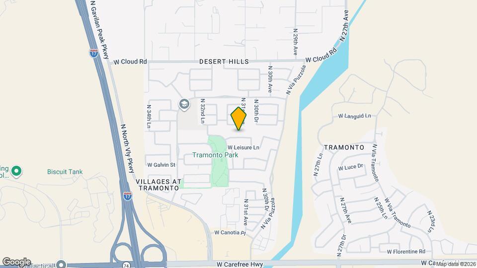 3058 W Eagle Claw Dr Mapa y Detalles de la Ubicación