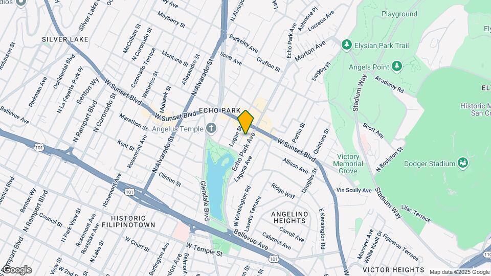 1141 Echo Park Ave Mapa y Detalles de la Ubicación