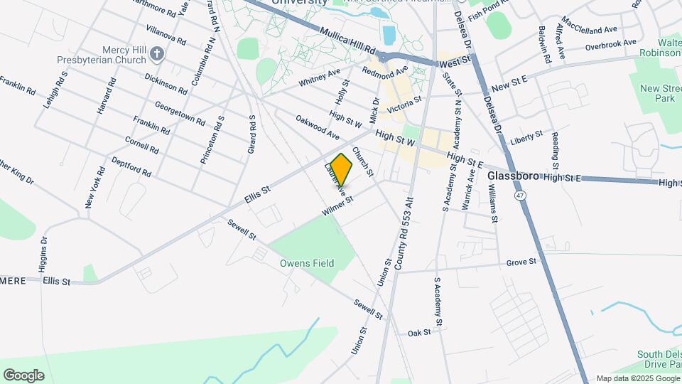 107 Laurel Ave Map and Location Details