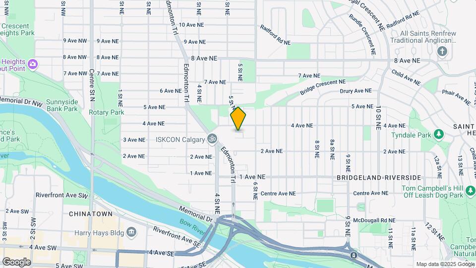647 4 Av NE Map and Location Details
