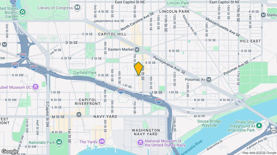 709-711 G St SE Map and Location Details