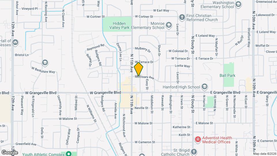 1730 McKinley Ave Map and Location Details