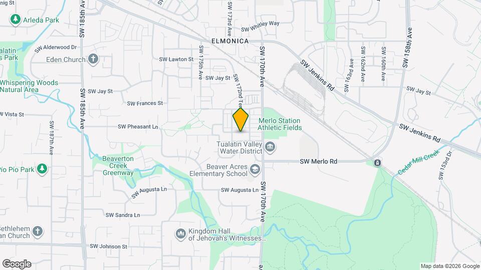 17208 SW Pleasanton Ln Map and Location Details