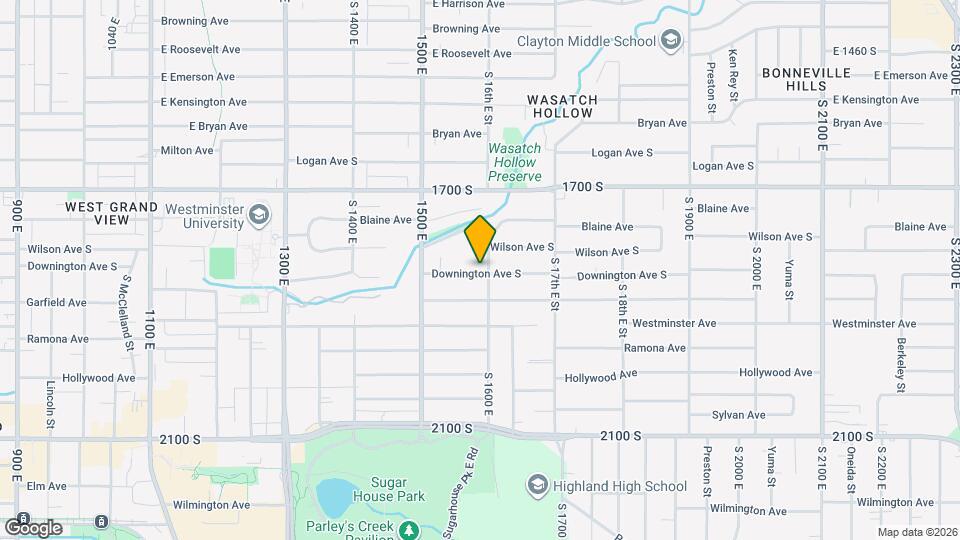 1581 E Downington Ave Map and Location Details