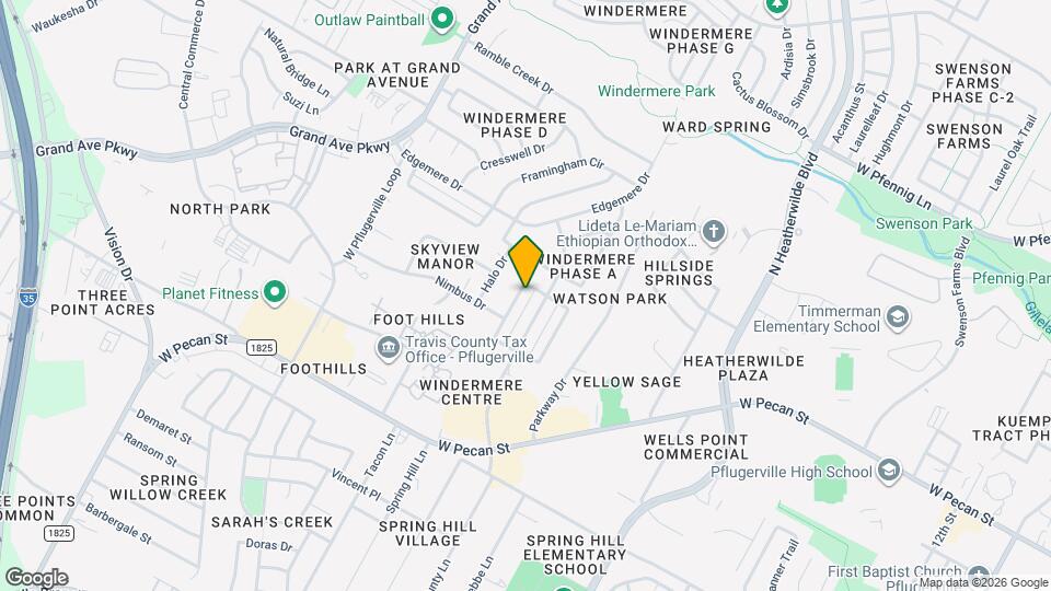 16113 Fitchburg Cir Map and Location Details