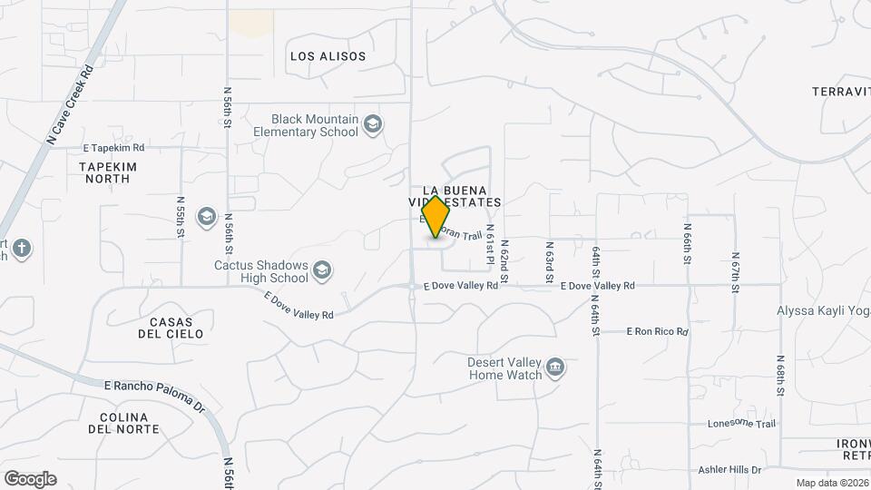 6018 E Old W Way Map and Location Details