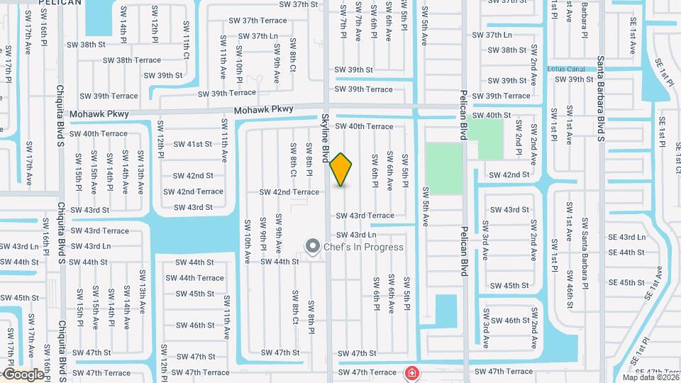 4148 SW 7th Pl Map and Location Details