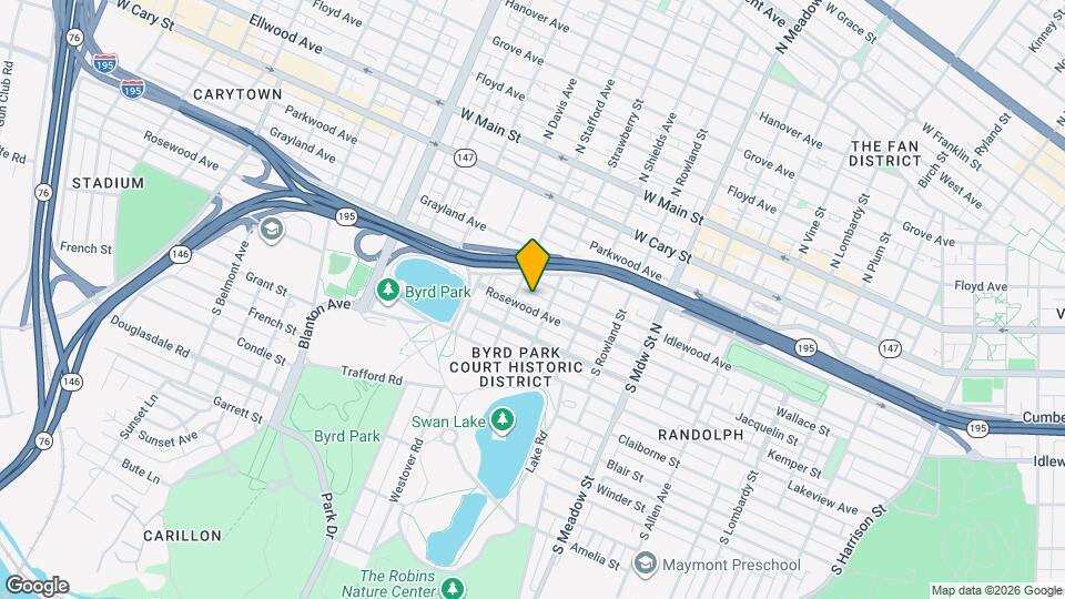 2312 Rosewood Ave Map and Location Details