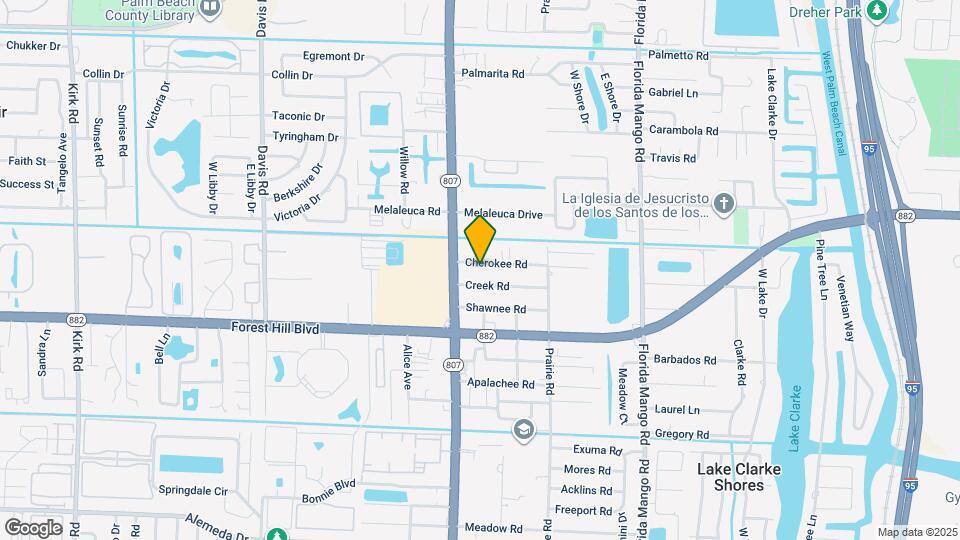 2940 Cherokee Rd Map and Location Details