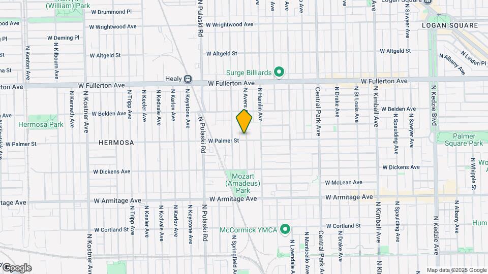 2204 N Avers Ave, Unit 2A Map and Location Details