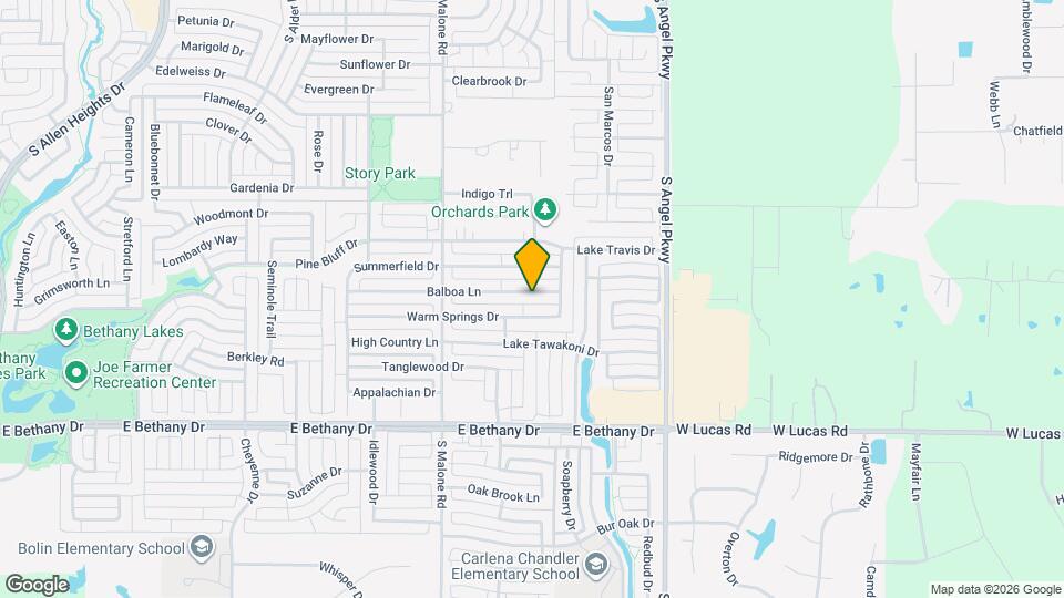 1632 Balboa Ln Map and Location Details
