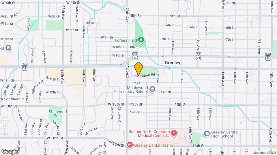 2156 10th Street Rd Map and Location Details