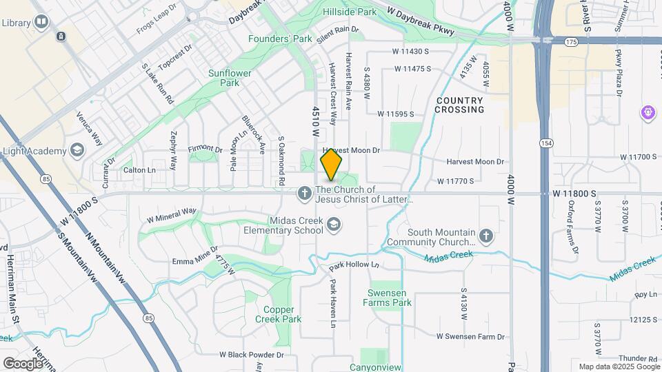 4466 W 11800 S Map and Location Details