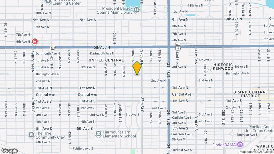 3734 Burlington Ave N Map and Location Details