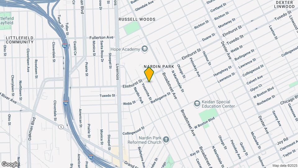 11725 Yellowstone St Map and Location Details