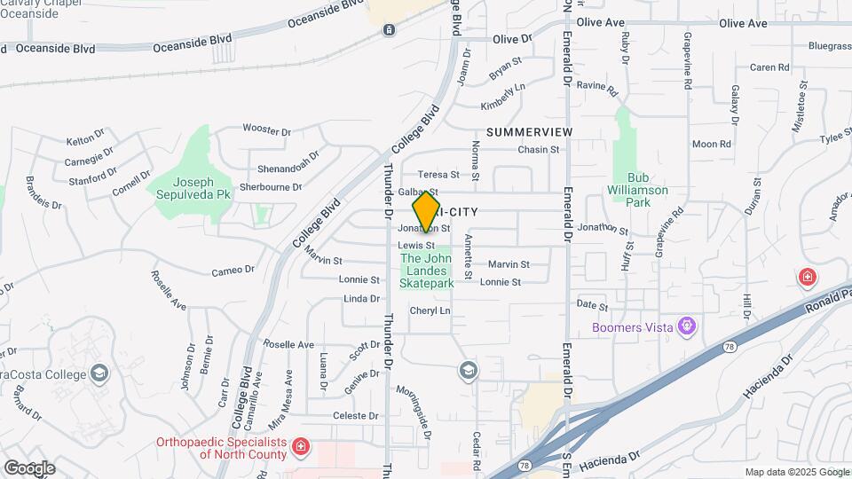 4122 Lewis St Map and Location Details