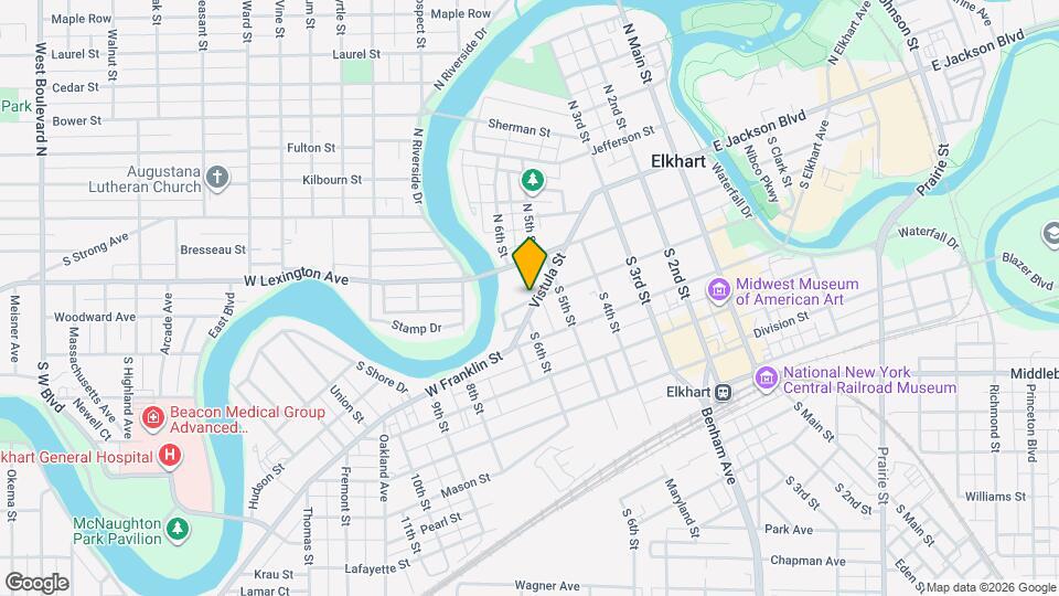 518 W High St Map and Location Details